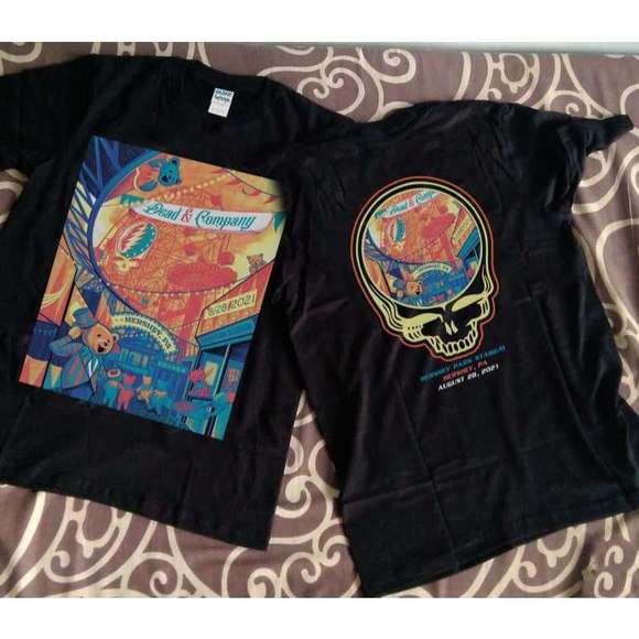 Dead And Company Tour Hershey Pennsylvania 2021 T-shirt - Picture 1 of 4